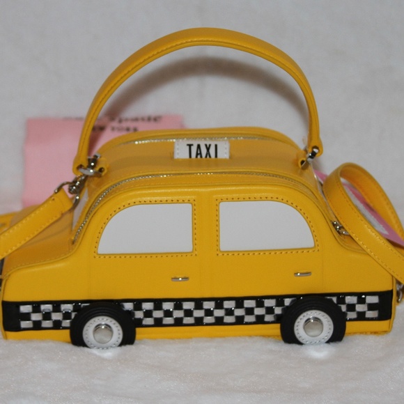 NWT Kate spade Designer Bag leather 3D taxi cab crossbody bag Purse Handbag - Picture 3 of 7